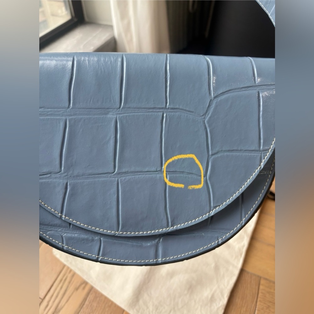 STAUD Amal Croc Embossed Bag - Picture 14 of 16